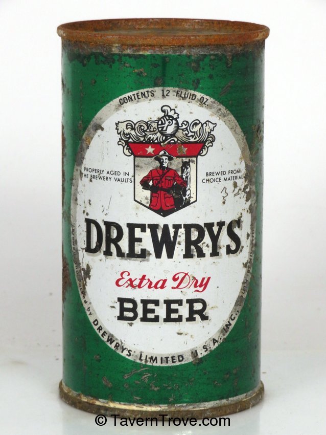 Drewrys Extra Dry Beer (Green Sports)