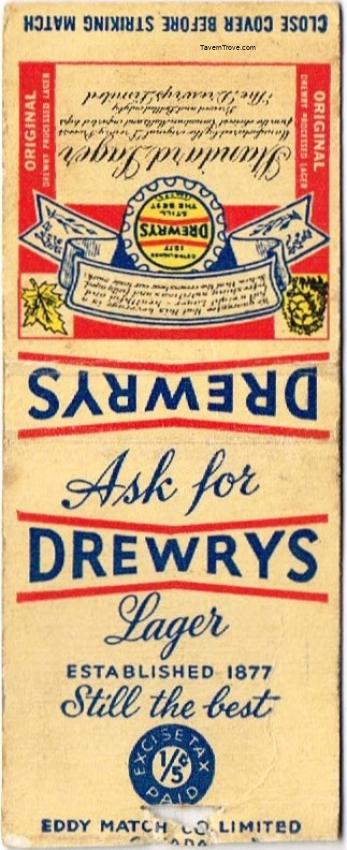 Drewrys Lager Beer