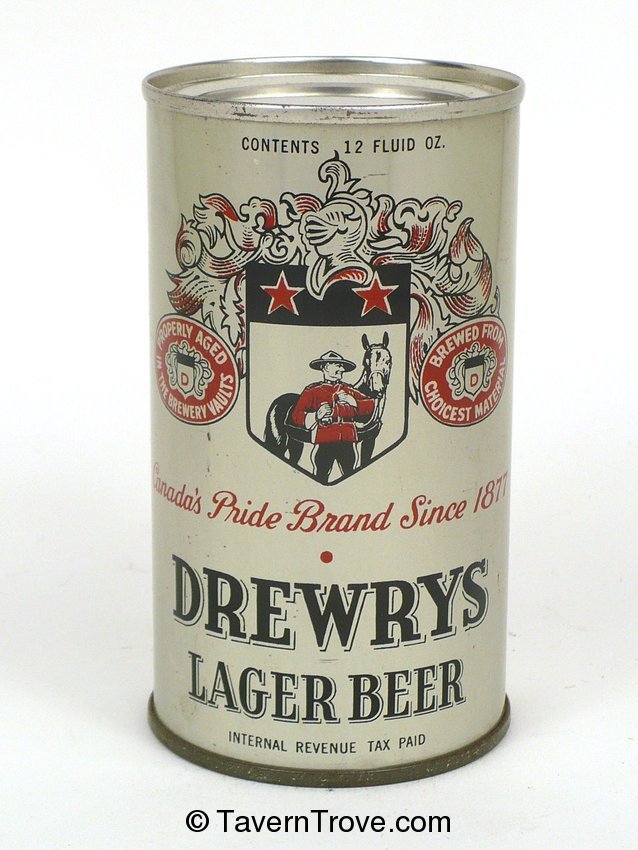 Drewrys Lager Beer (metallic)