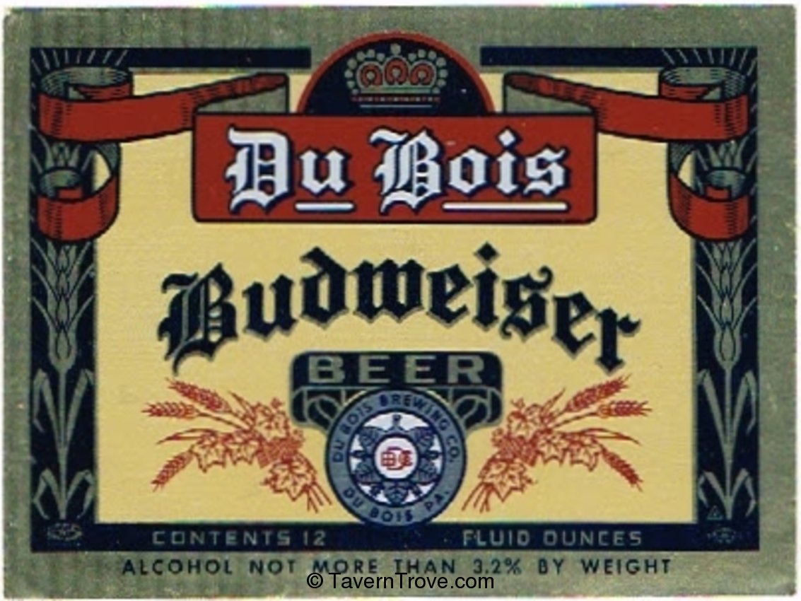 Du Bois Budweiser Beer