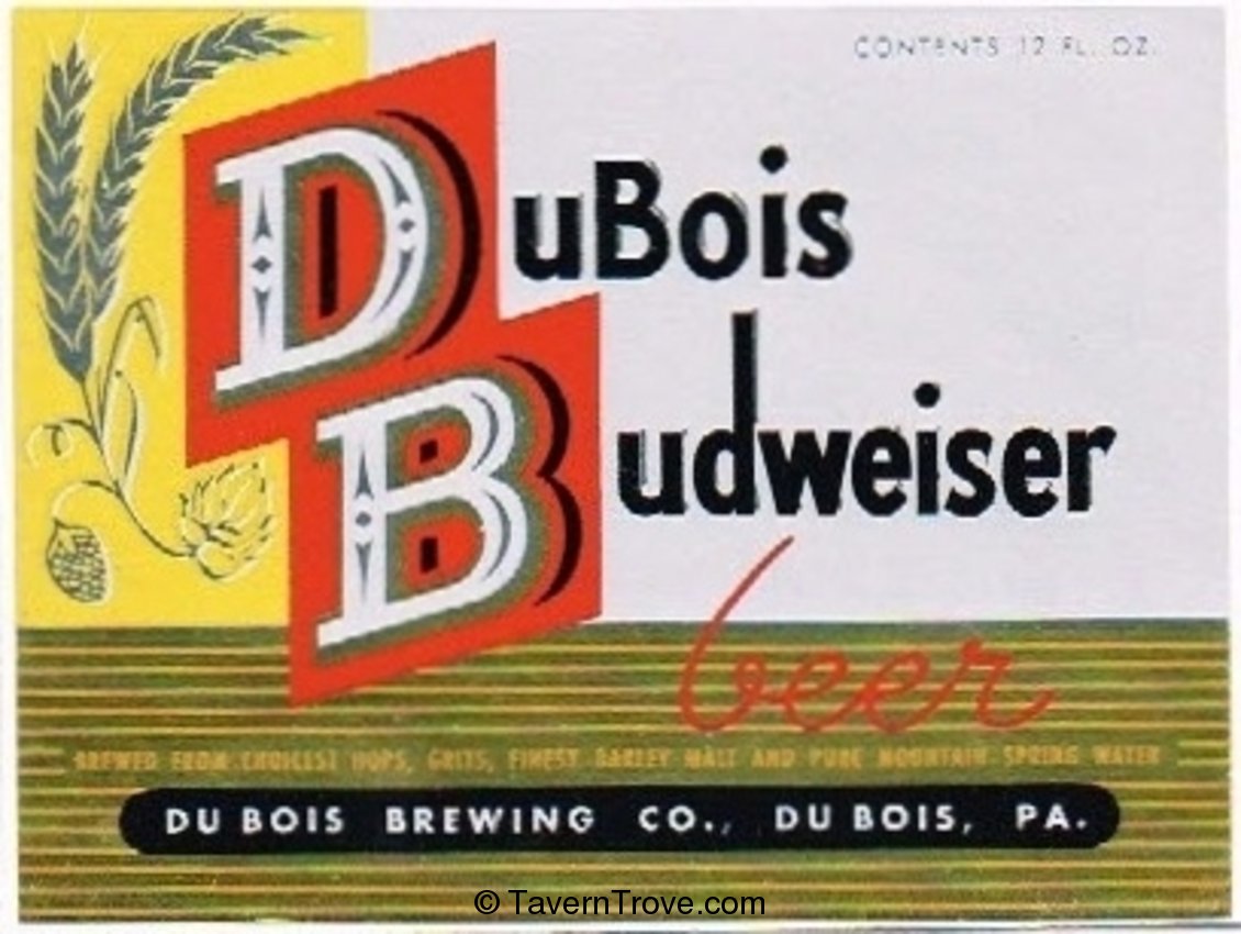 Du Bois Budweiser Beer 