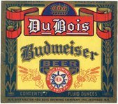 Du Bois Budweiser Beer