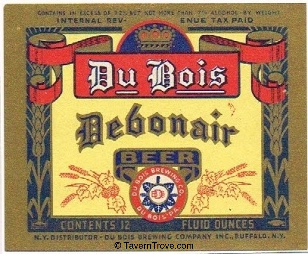 Du Bois Debonair Beer