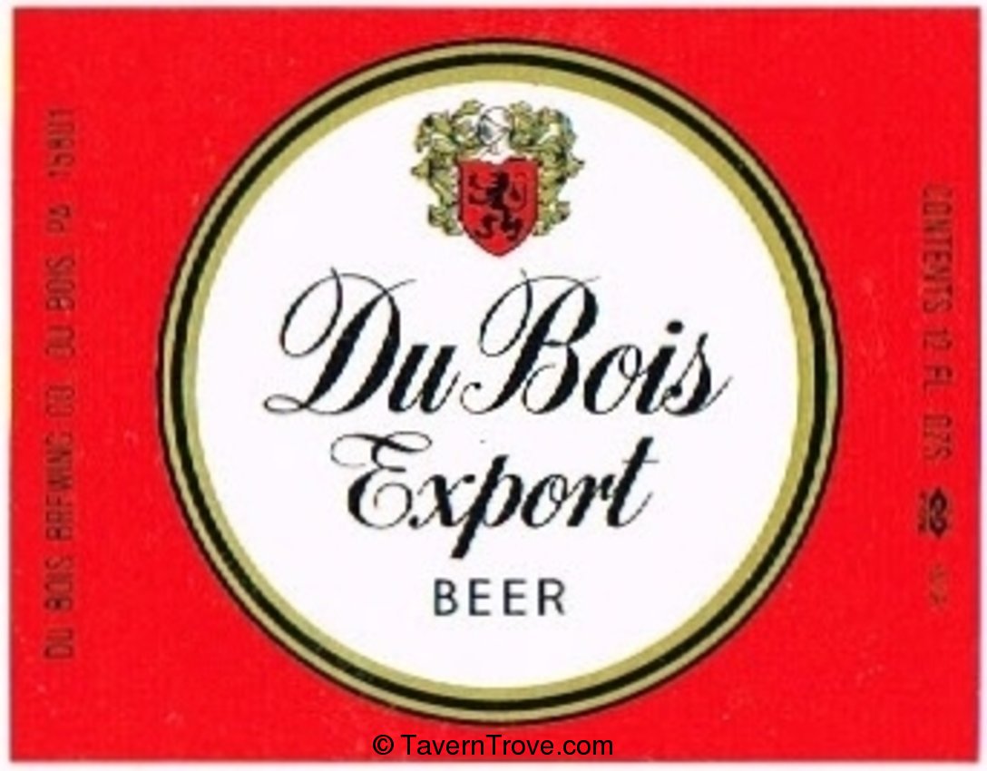 Du Bois Export Beer 