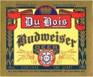 Du Bois Budweiser Beer