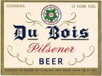 Du Bois Pilsener Beer