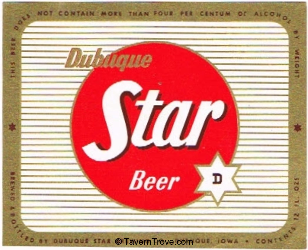 Dubuque Star Beer 