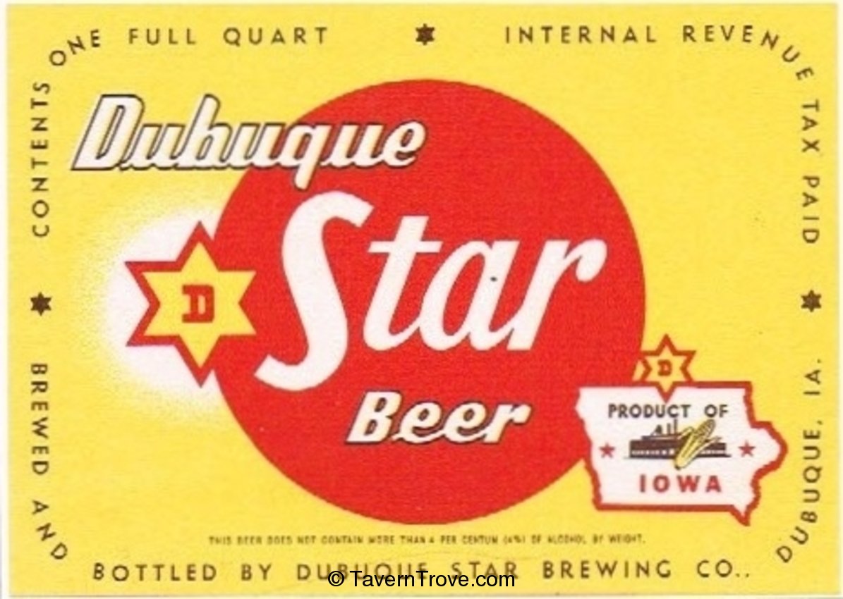 Dubuque Star Beer 