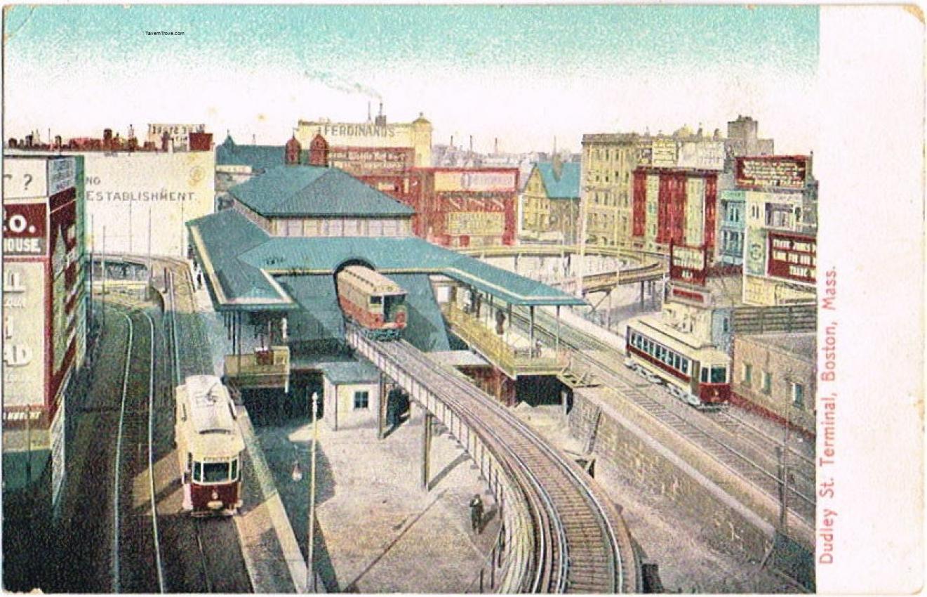 Reuter's Ale/Frank Jones Ale Signs at Dudley St. Terminal (v2)