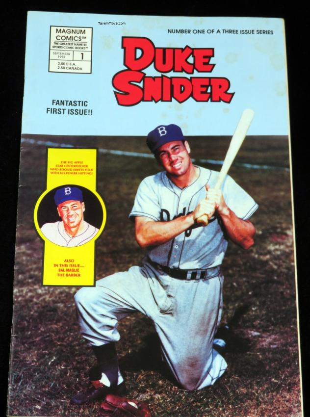 Duke Snider Magnum Comics #1 Baseball Brooklyn Dodgers