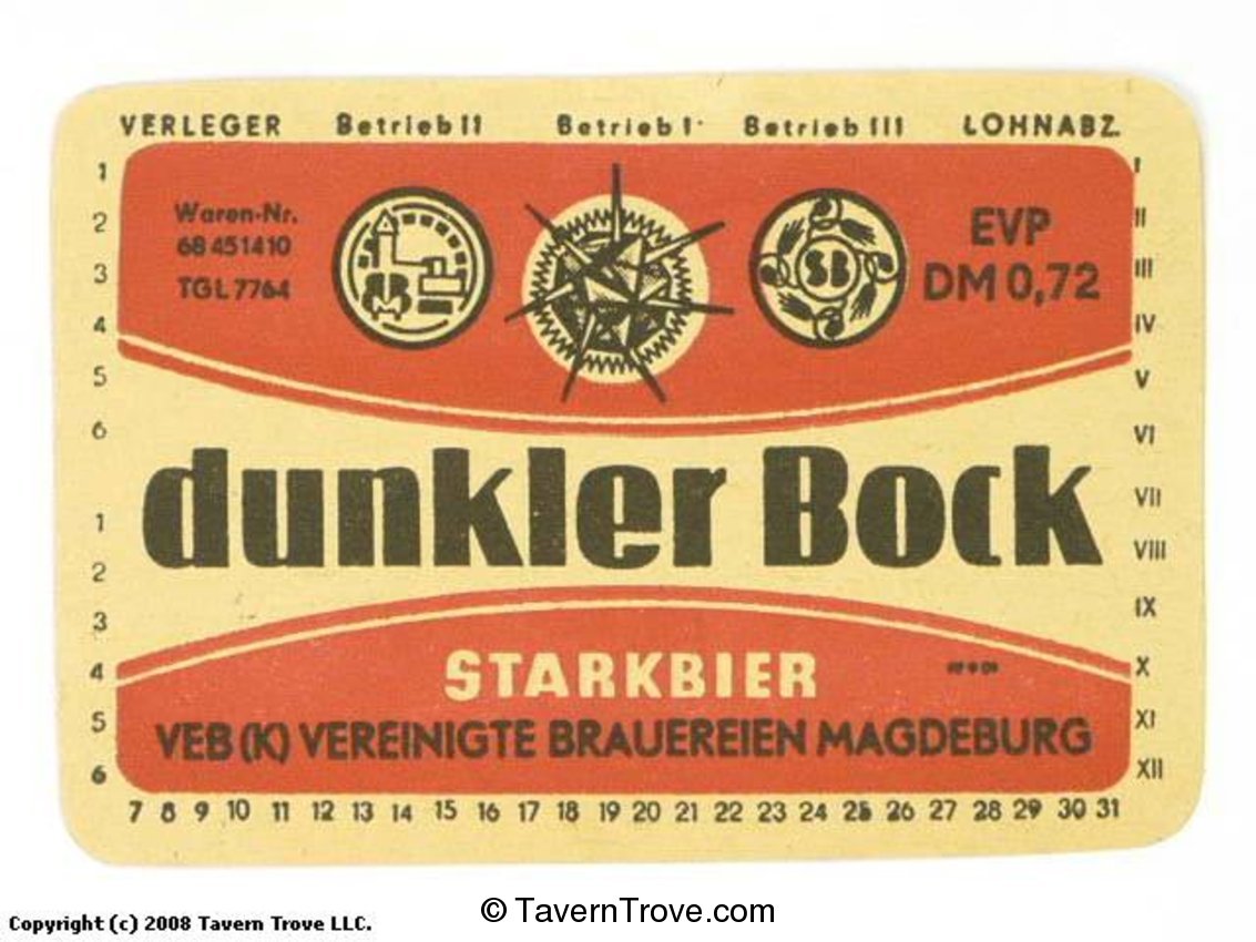 Dunkler Bock Starkbier