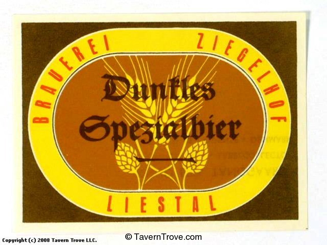 Dunkles Spezialbier