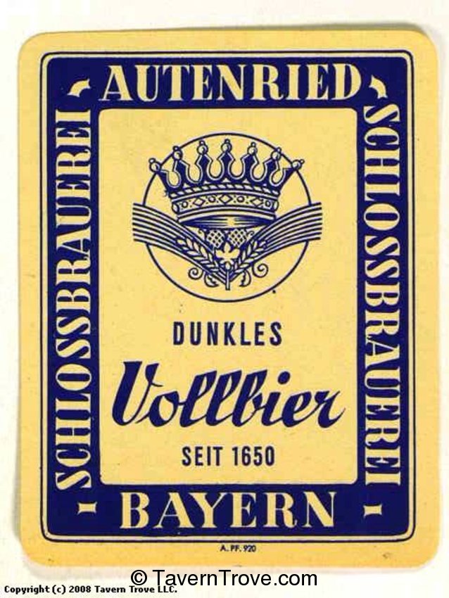 Dunkles Vollbier