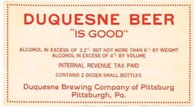 Duquesne Beer