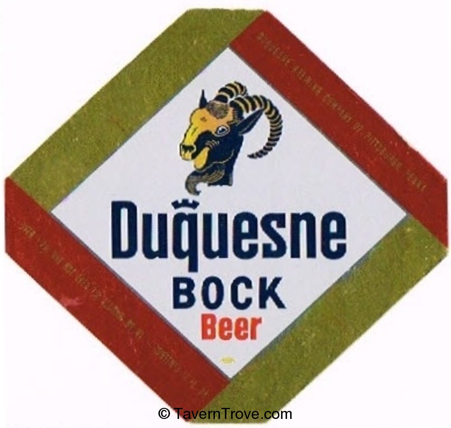 Duquesne Bock Beer