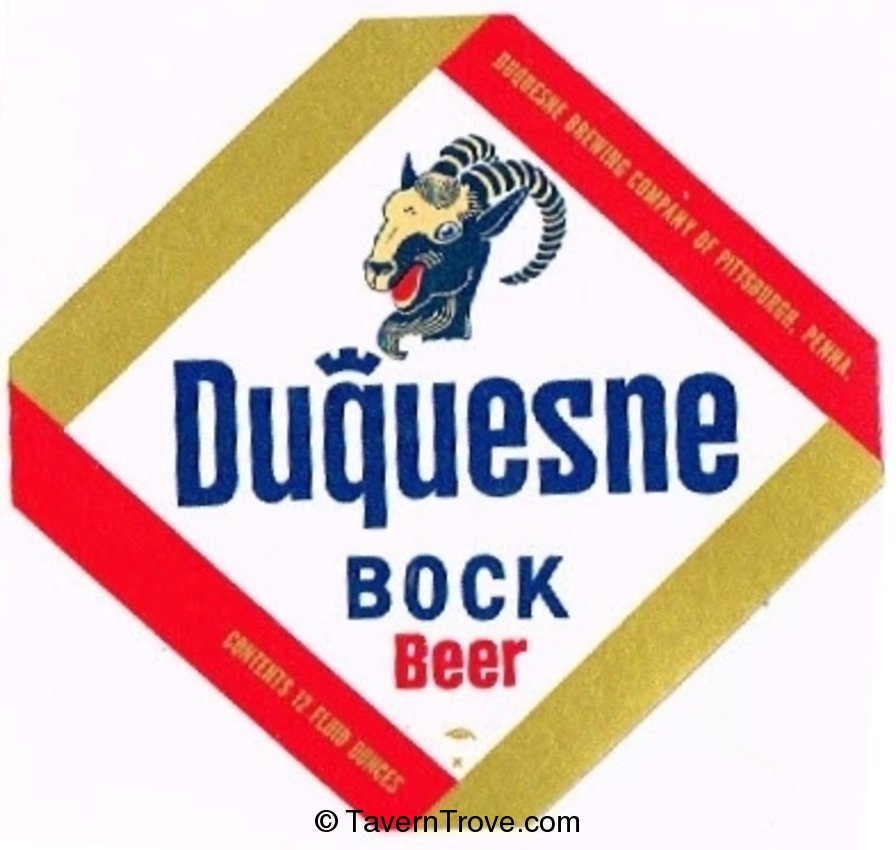 Duquesne Bock Beer