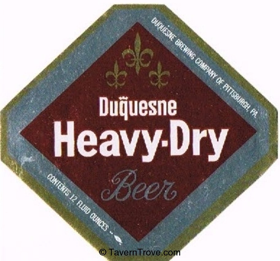 Duquesne Heavy Dry  Beer