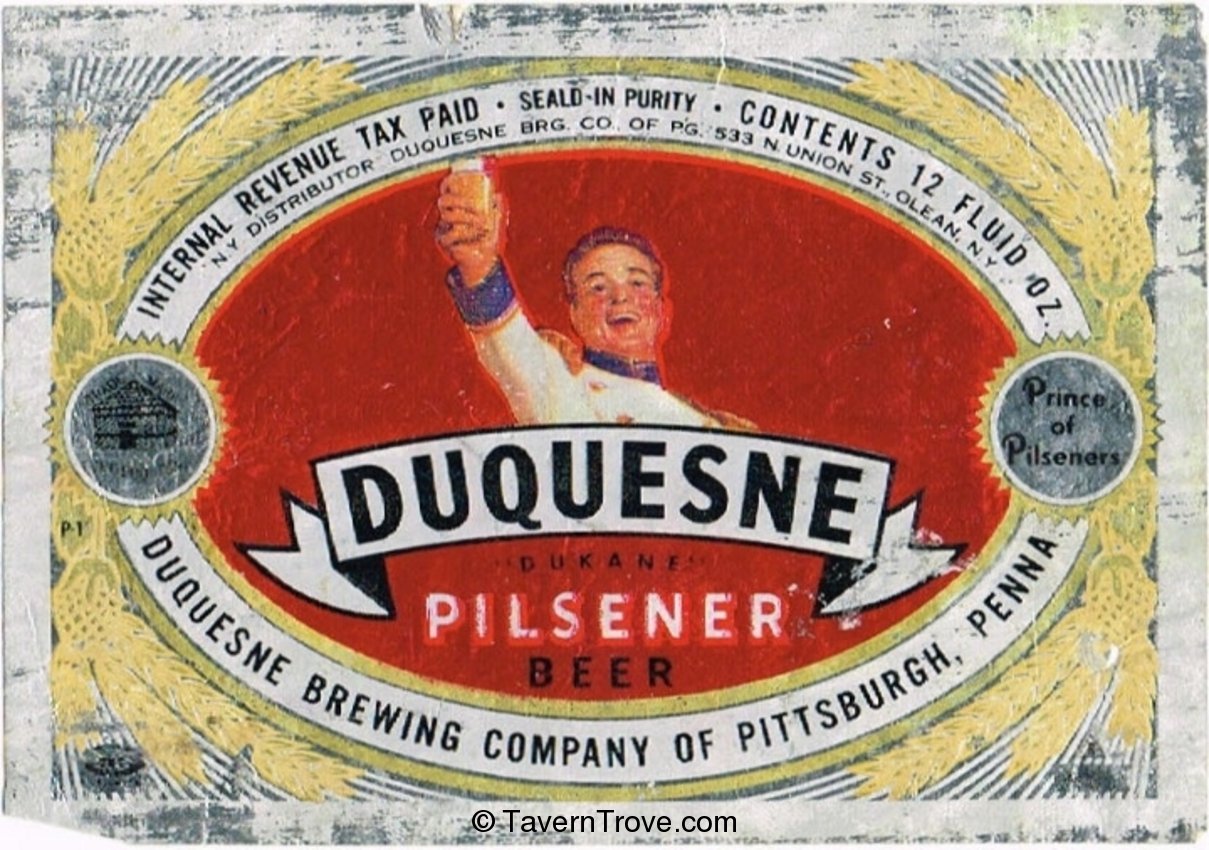 Duquesne Pilsener Beer 