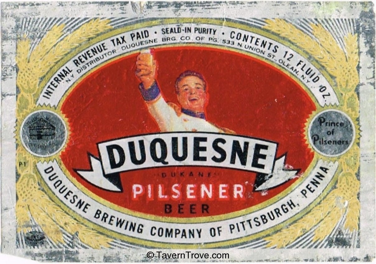 Duquesne Pilsener Beer
