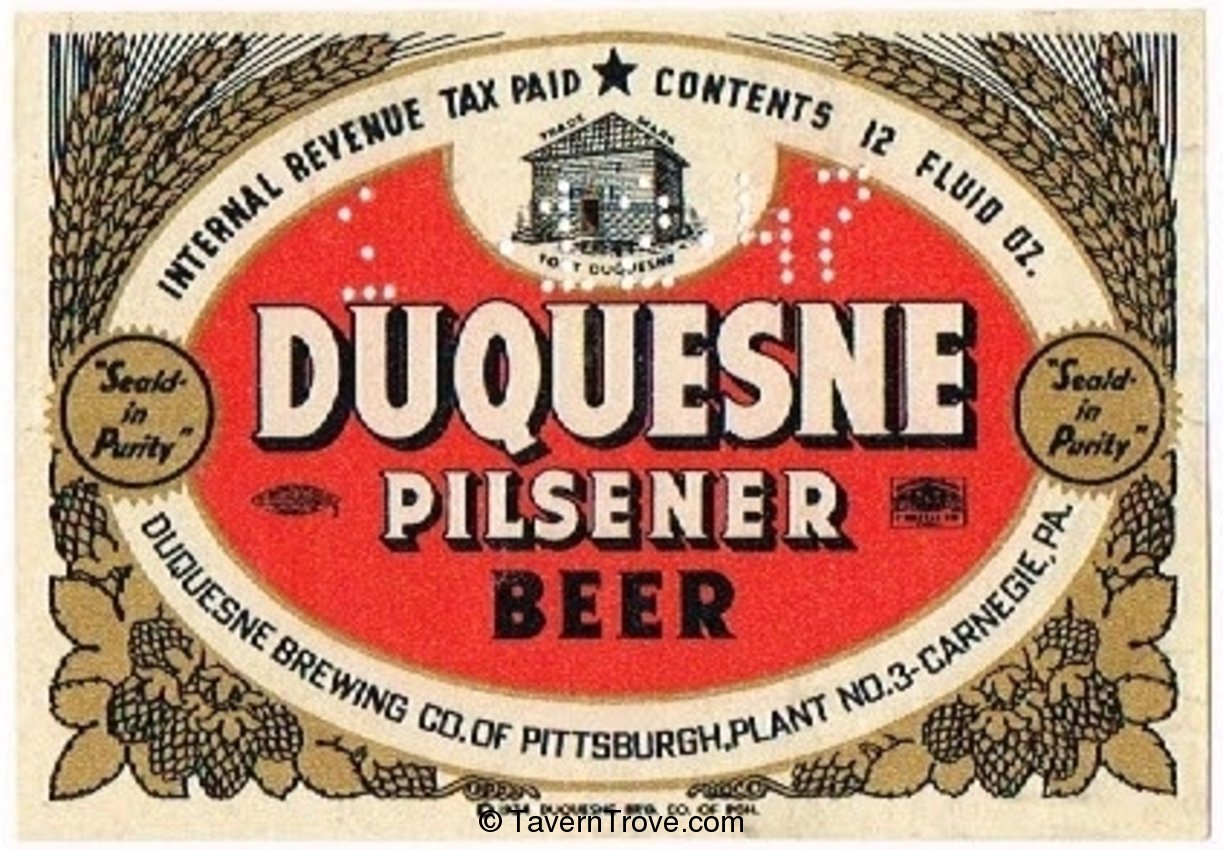 Duquesne Pilsener Beer