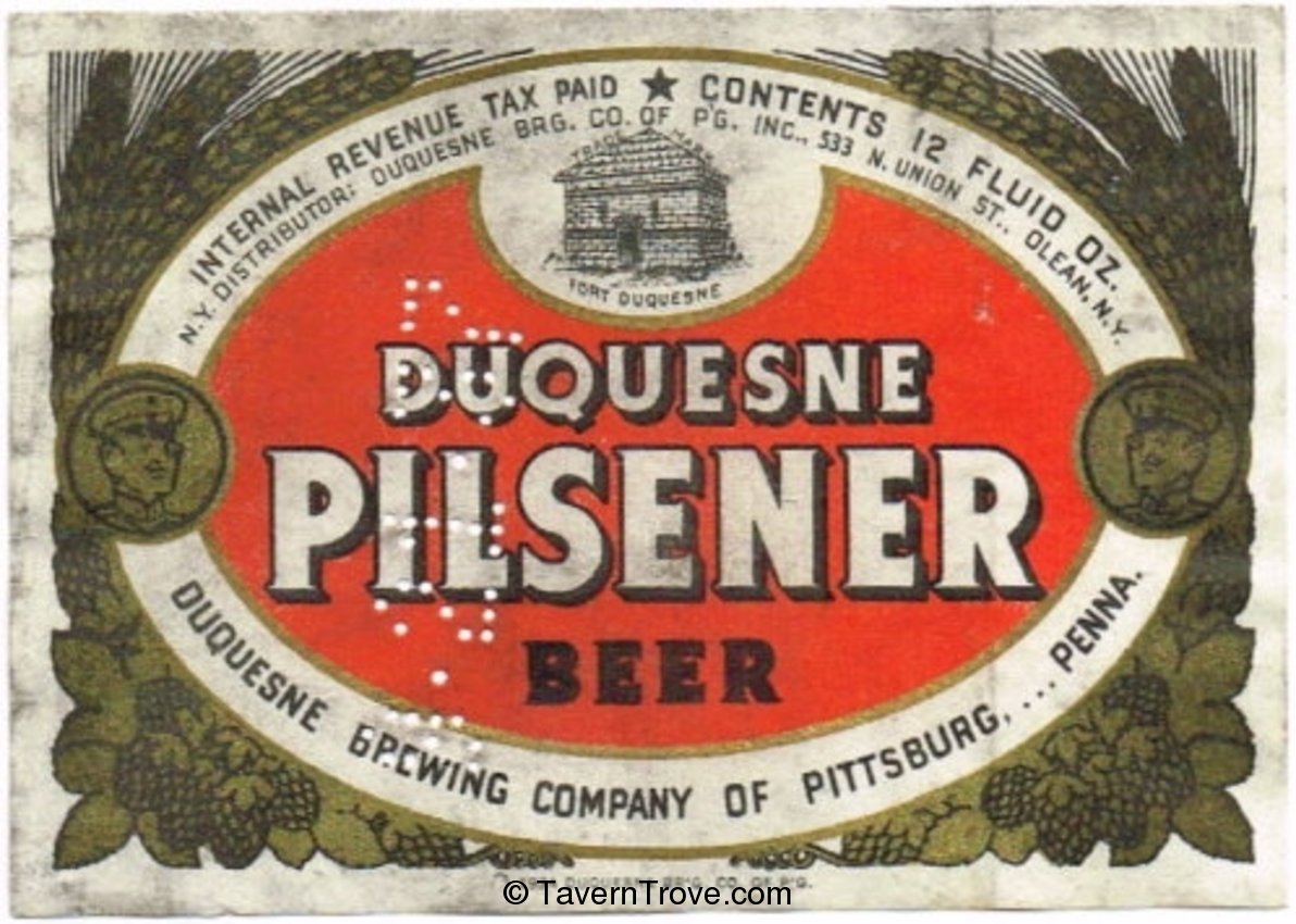 Duquesne Pilsener Beer