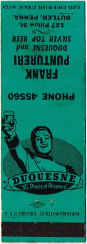 Duquesne Pilsener/Silver Top Beer