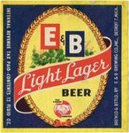 E & B Light Lager Beer