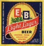 E & B Light Lager Beer