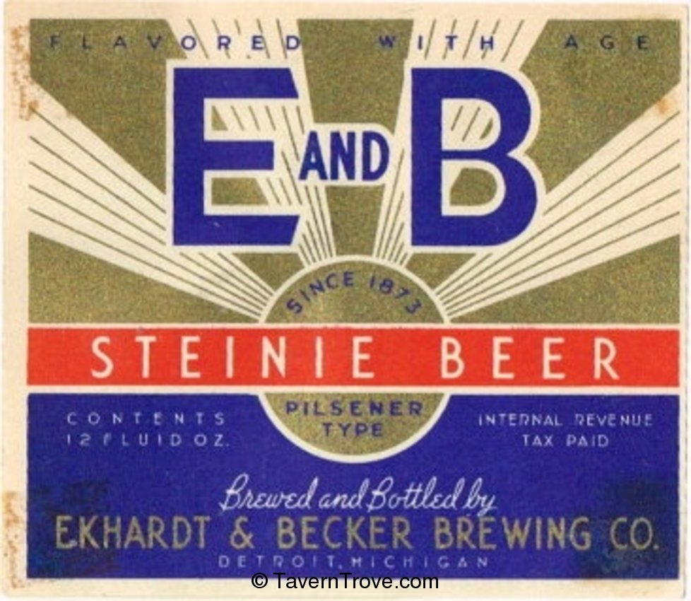 E and B Steinie Beer