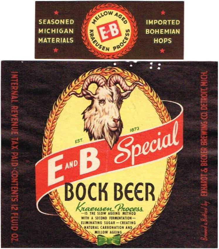 E and B Special Bock Beer