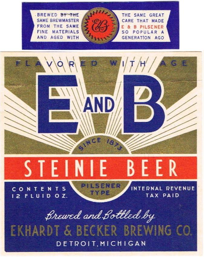 E and B Steinie Beer