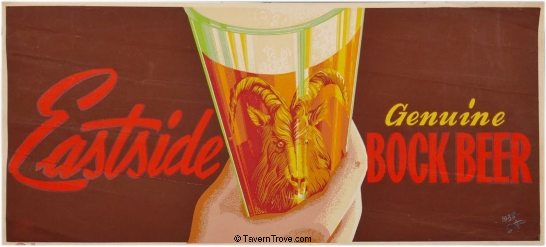 Eastside Genuine Bock Beer poster