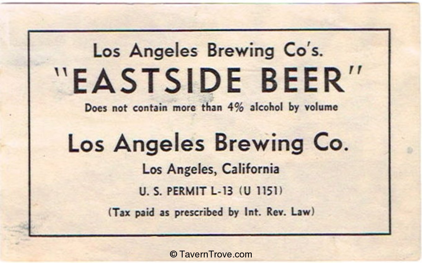 Eastside Beer