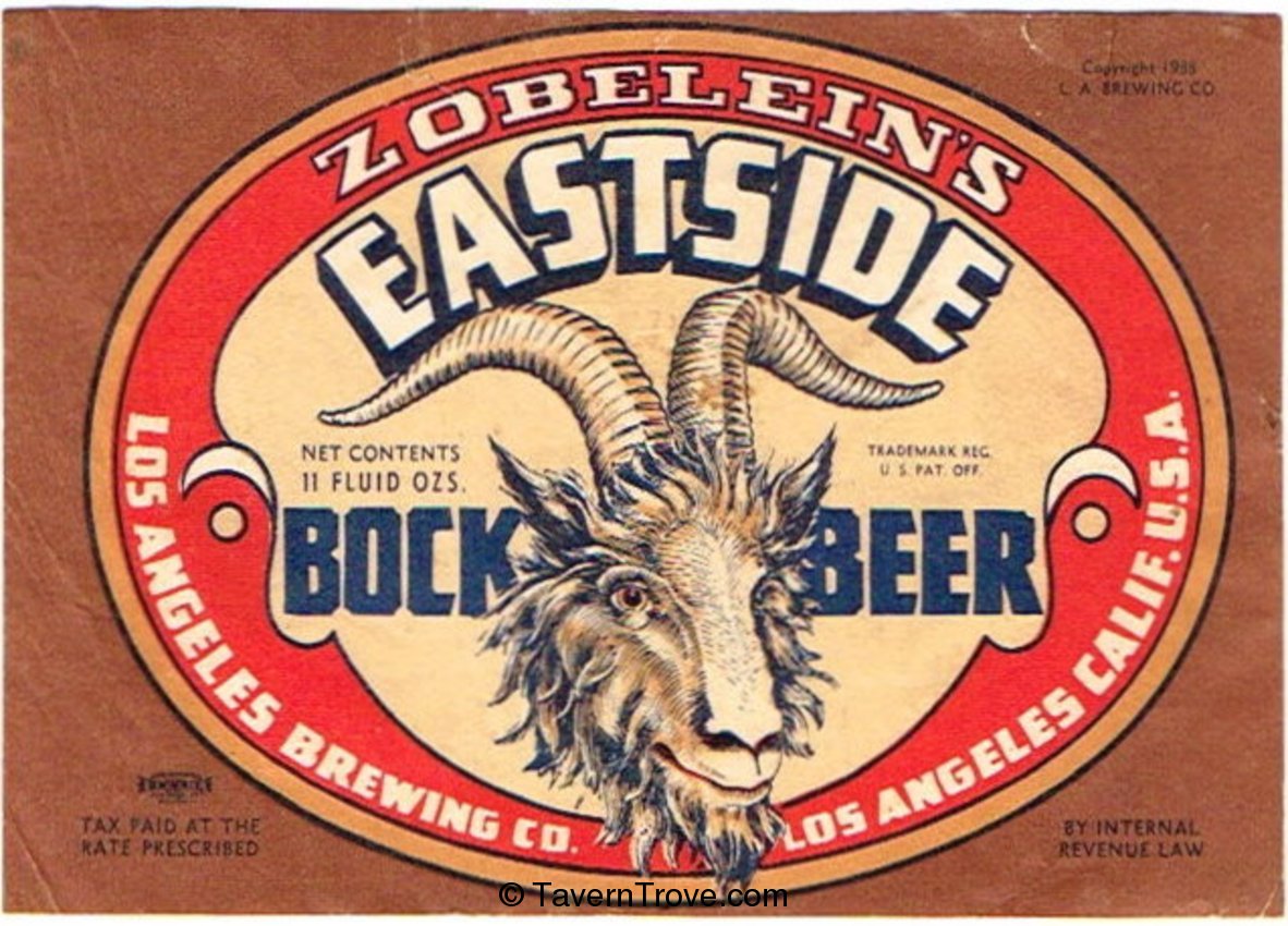 Eastside Bock Beer