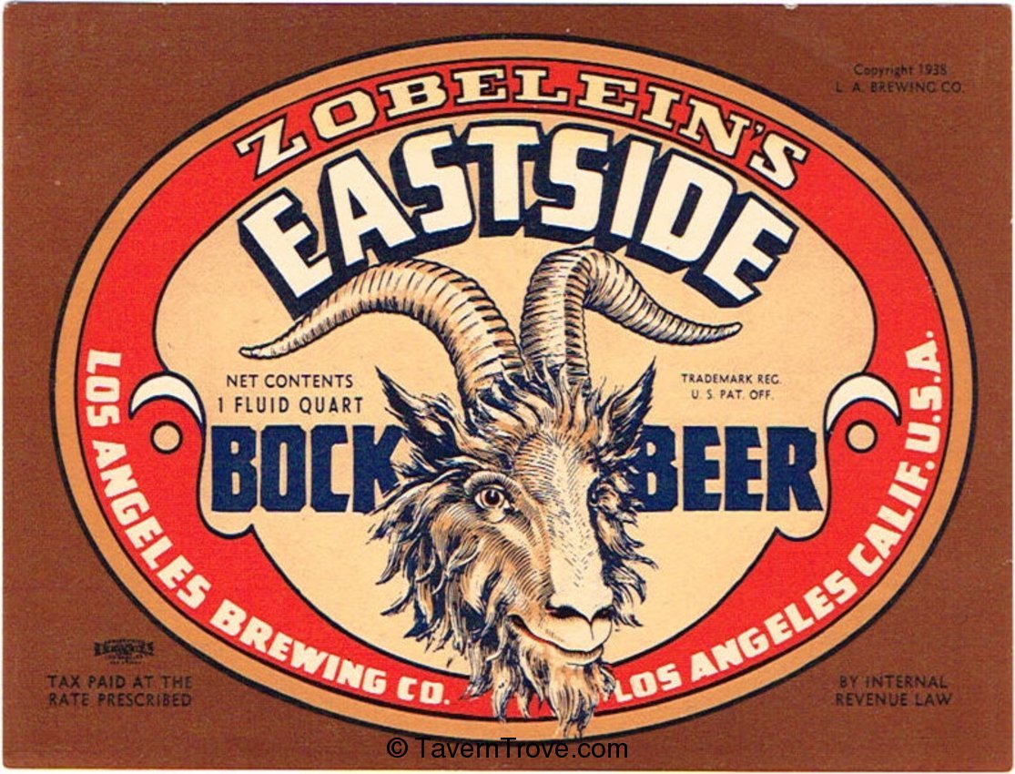 Eastside Bock Beer