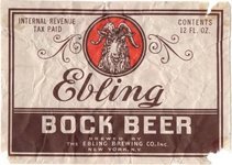 Ebling Bock Beer