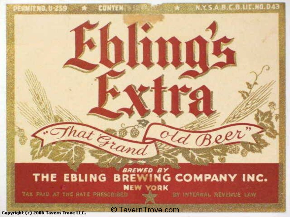 Ebling's Extra Beer