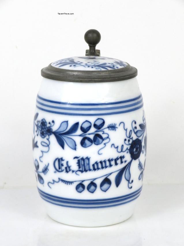 Ed. Maurer (Restaurant) Flirting Lithopane