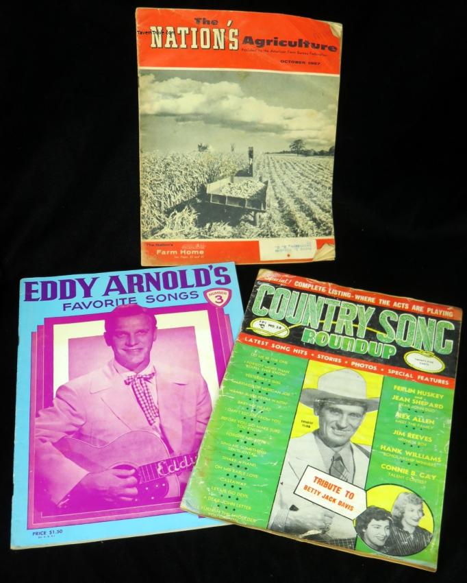 Eddy Arnold Nation's Agriculture Country Music Magazine Lot of Three