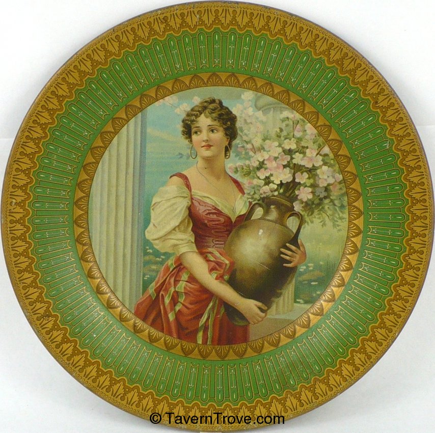 Edel Brau Beer art plate