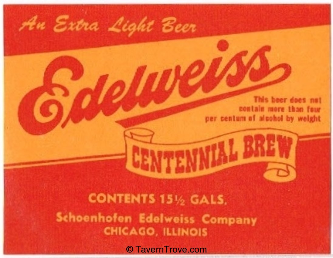 Edelweiss Centennial Brew Beer