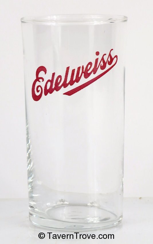 Item 95885 1933 Edelweiss Beer Straight Sided ACL Drinking Glass