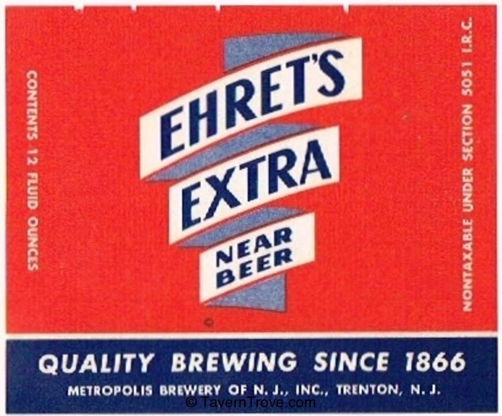 Ehret's Extra Near Beer 