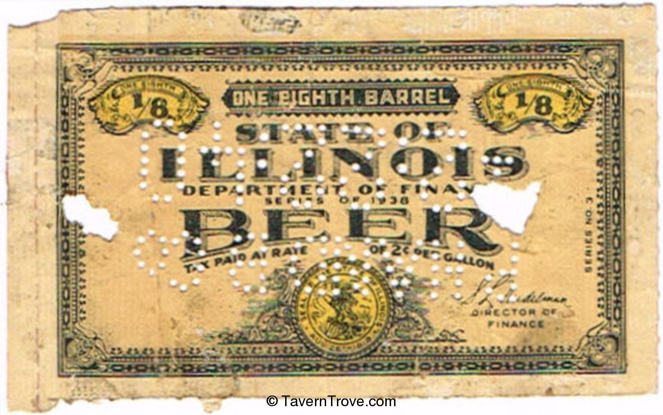 Eighth Barrel Internal Revenue Tax Stamp