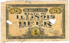 Eighth Barrel Internal Revenue Tax Stamp