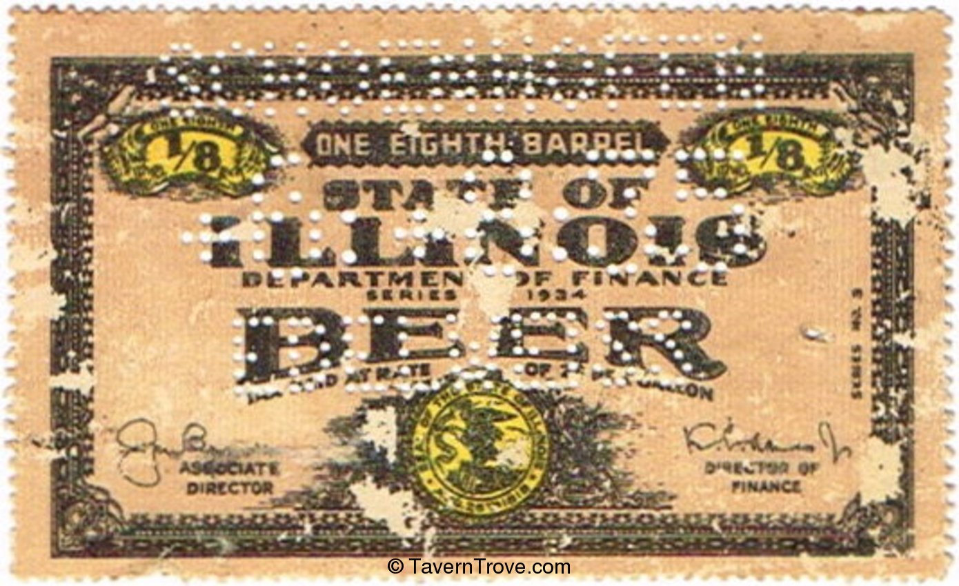 Eighth Barrel Internal Revenue Tax Stamp