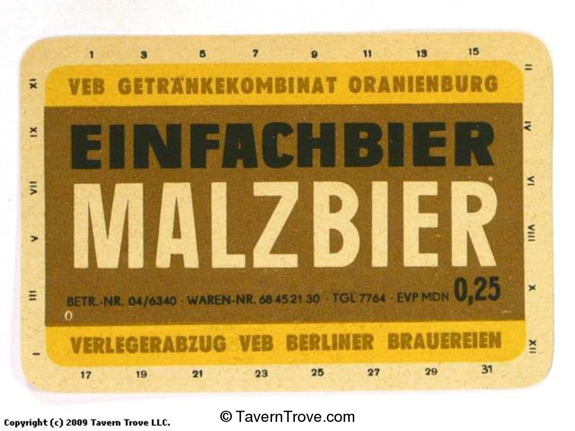 Einfachbier malzbier