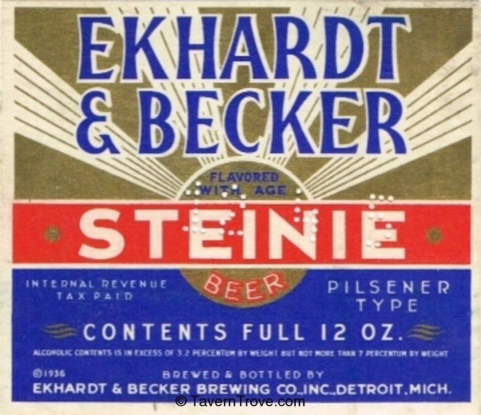 Ekhardt & Becker Steinie Beer