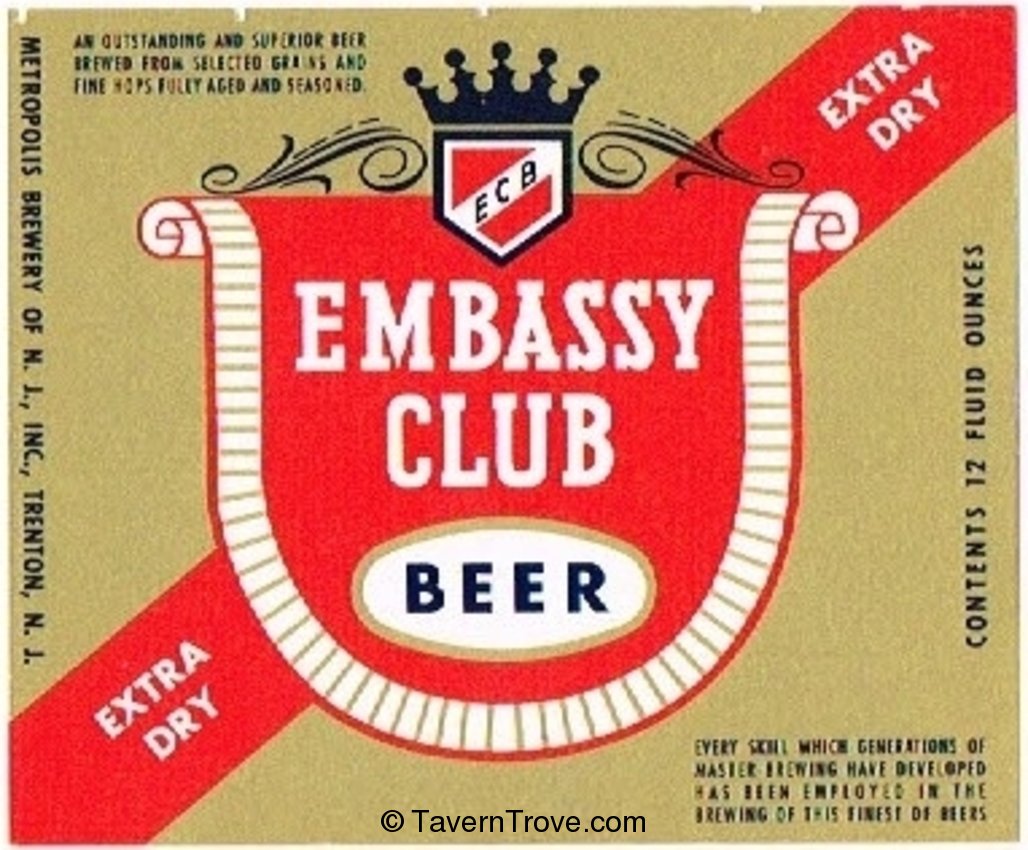 Embassy Club Beer 