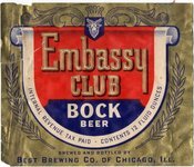 Embassy Club Bock Beer 